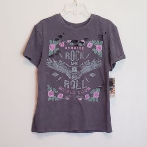 Vibe N' NWT Rock And Roll Tour Distressed Graph…